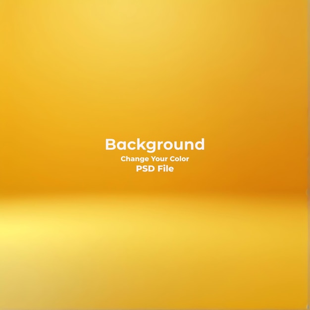 PSD psd abstrakt gelber gradient-hintergrund sieht modern aus verschwommene texturierte gelbe wand