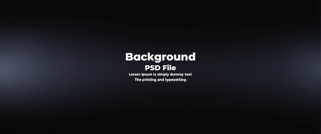 PSD Abstrakt schwarzer Gradient-Hintergrund leerer schwarzer Farbe Studio-Raum-Huntergrund