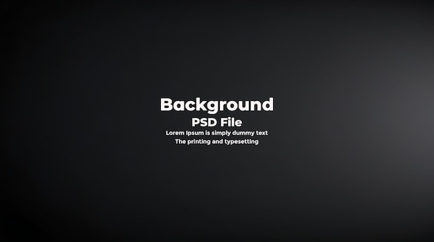 PSD Abstrakt schwarzer Gradient-Hintergrund leerer schwarzer Farbe Studio-Raum-Huntergrund