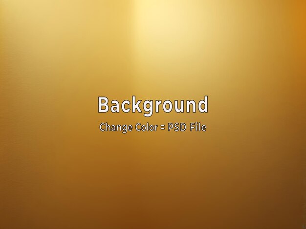 PSD Abstrakte goldene Gradienten-Hintergrund sieht modern aus verschwommene texturierte goldene Wand