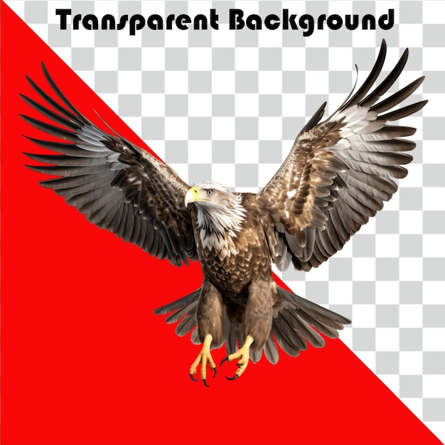 PSD psd águila fondo transparente