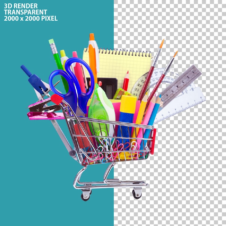 PSD psd alat tulis pensil kembali ke sekolah