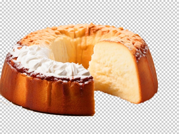 PSD psd angel food cake png sur un fond transparent