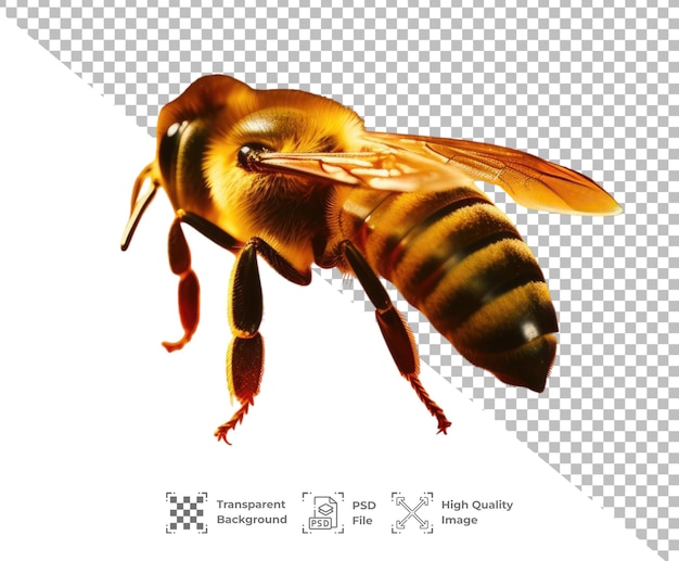 PSD psd animal de abelha isolado