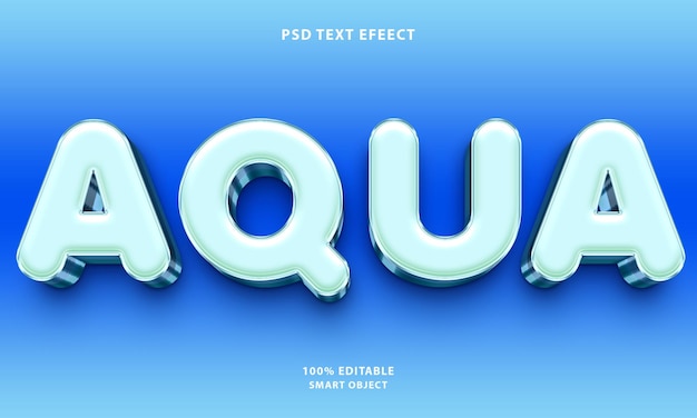 PSD-Aqua-Text-Stil-Effekt