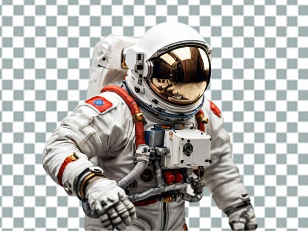 PSD psd-astronaut trägt einen raumanzug png