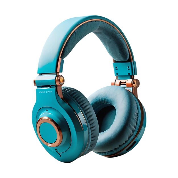 PSD auriculares en un fondo transparente Ai generativo