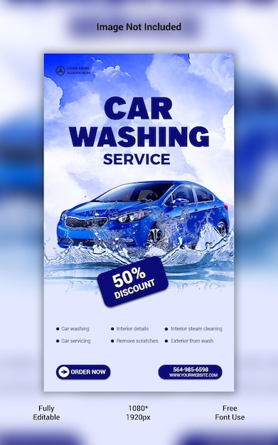 PSD-Auto war Social-Media-Post-Design