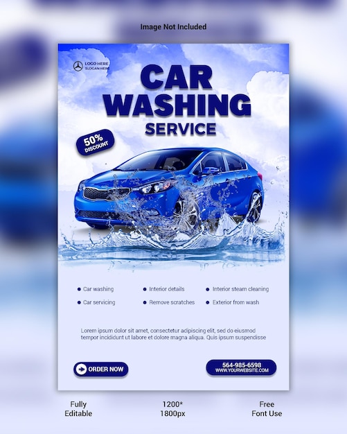 PSD-Auto war Social-Media-Post-Design