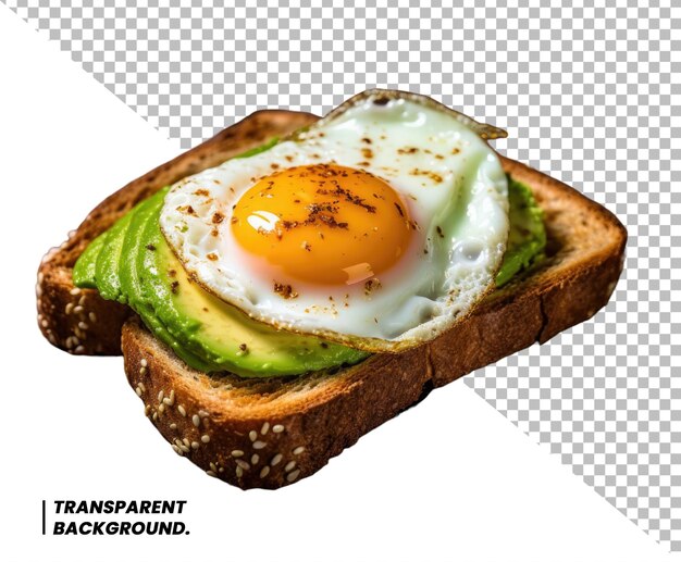 PSD psd avocado mit ei-toast