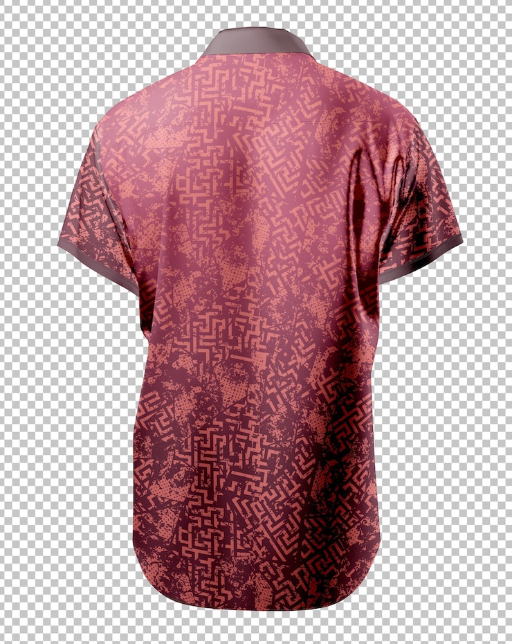 PSD psd back side short sleeve shirt mockup