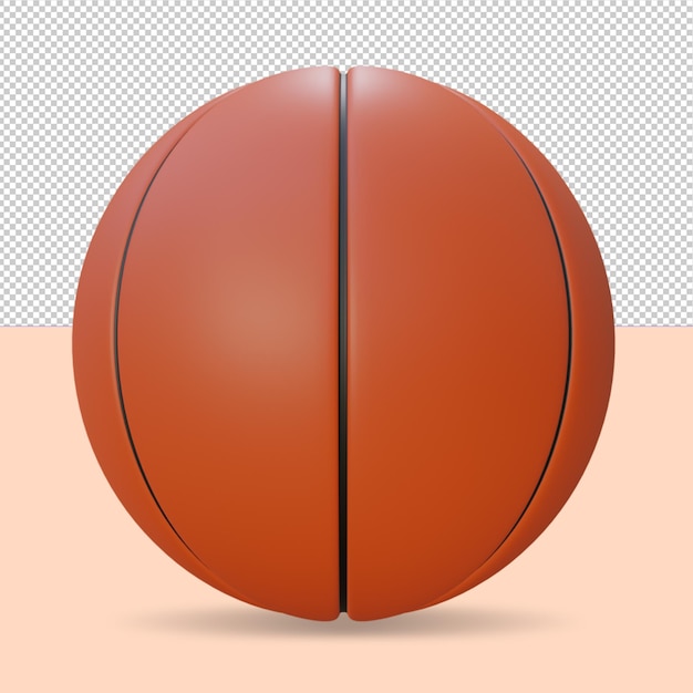 Psd de baloncesto realista 3d premium psd