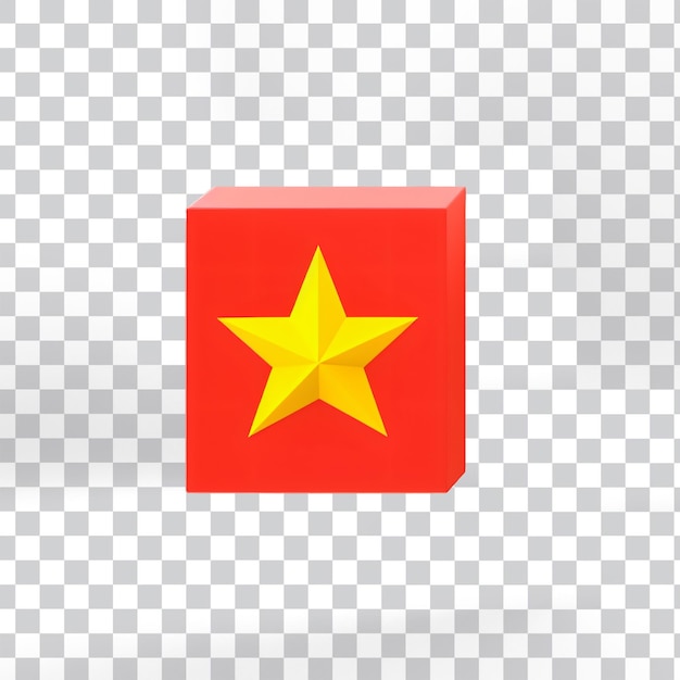 PSD una bandera de vietnam hd png descargar