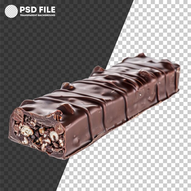 PSD psd barra de chocolate perfeitamente segmentada