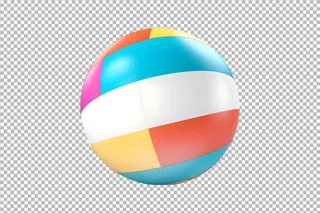 PSD psd beachball png aislado en un fondo transparente