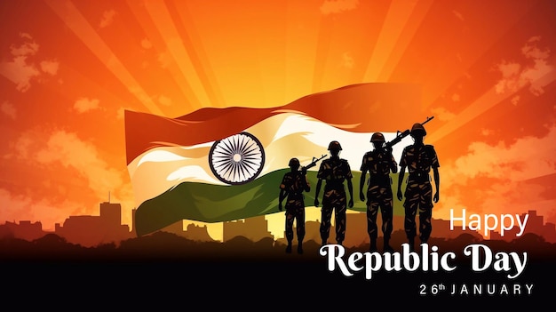 PSD psd bearbeitbar glücklicher 76. unabhängigkeitstag indiens illustration glücklicher republiktag 15. august