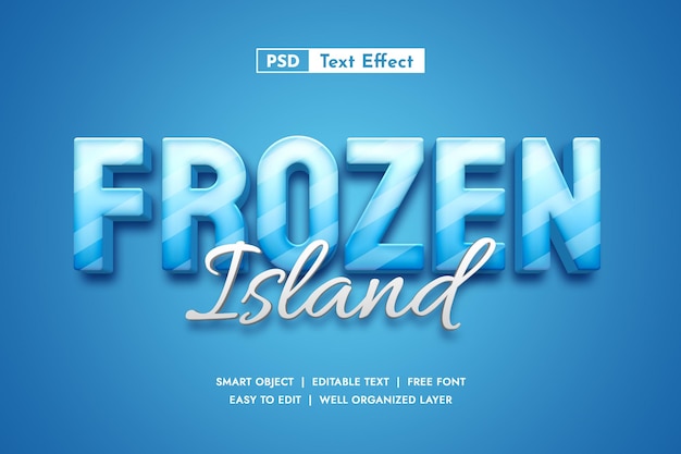PSD-bearbeitbarer Texteffekt