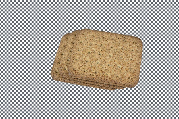 PSD psd bicuits galletas de trigo aisladas sobre un fondo transparente