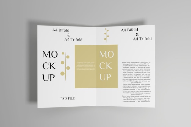 Psd-bifold-broschüre-mockup