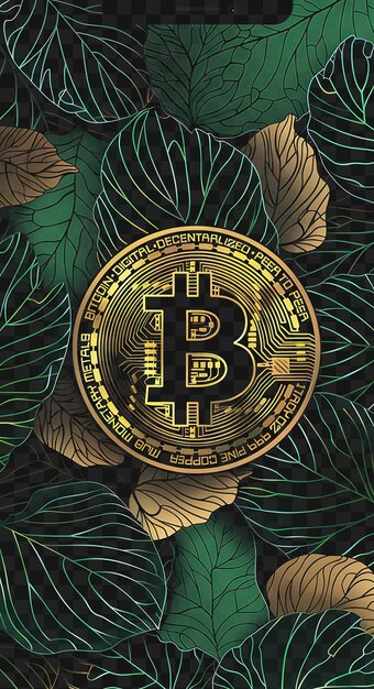 PSD psd bitcoin y cryptocurrency art descubre carteles de neón pancartas volantes para collage de diseño de camisetas