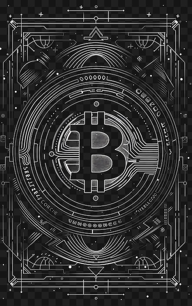 PSD psd bitcoin y cryptocurrency art descubre carteles de neón pancartas volantes para collage de diseño de camisetas