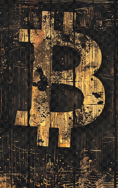 PSD psd bitcoin und kryptowährung kunst entdecken sie neon plakate banner flyer für t-shirt design collage