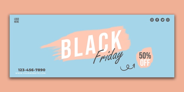 PSD psd-black-friday-sale-banner-facebook-cover-vorlage