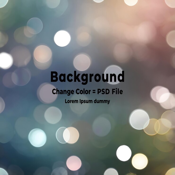 PSD psd blackground di luci scintillanti astratte argento e oro sfocato