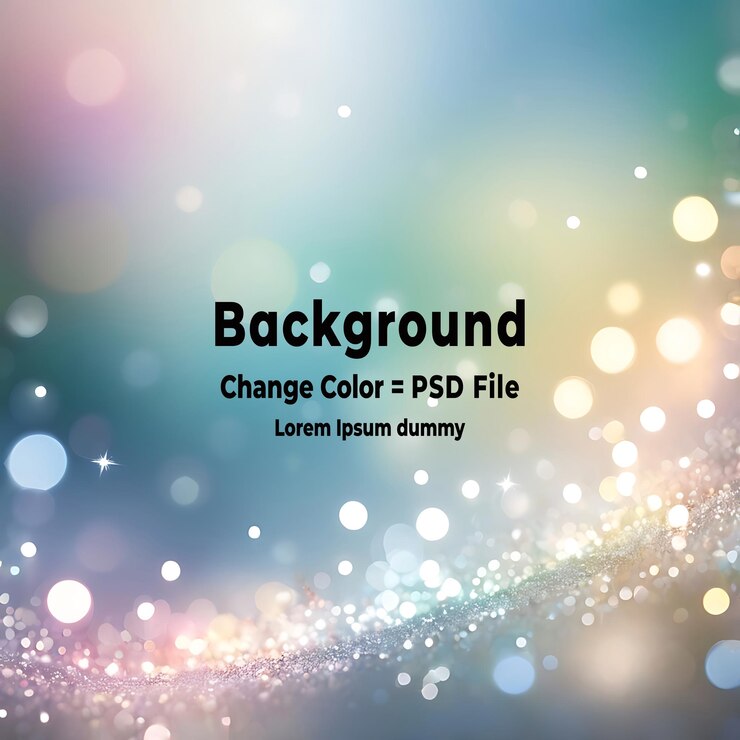 PSD psd blackground de luces brillantes abstractas plateadas y doradas desenfocadas