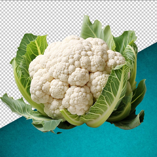 PSD Blumenkohl auf durchsichtigem Hintergrund