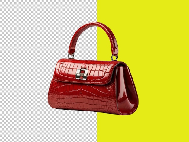 PSD psd de una bolsa roja para damas