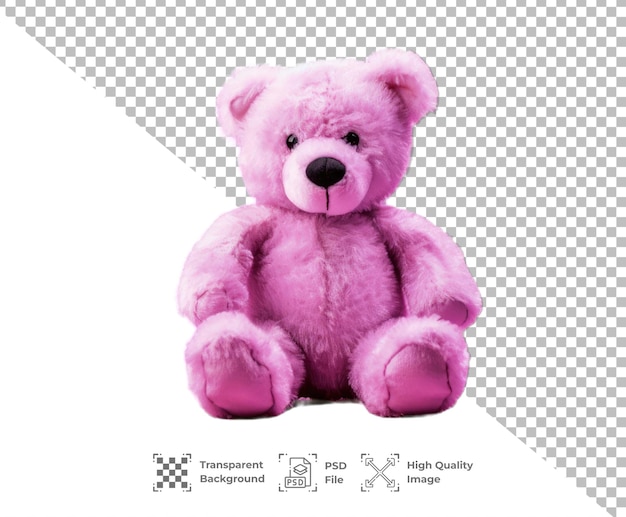 PSD psd boneca de urso isolada em fundo transparente