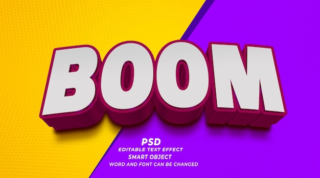 PSD psd boom fruits 3d bearbeitbare texteffekte