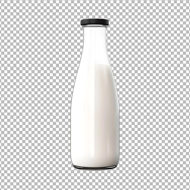 Psd bottle_of_milk isolado em fundo transparente