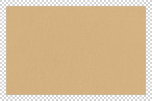 PSD Braune Papierstruktur auf durchsichtigem Hintergrund