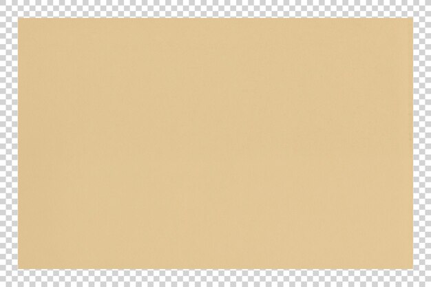 PSD Braune Papierstruktur auf durchsichtigem Hintergrund