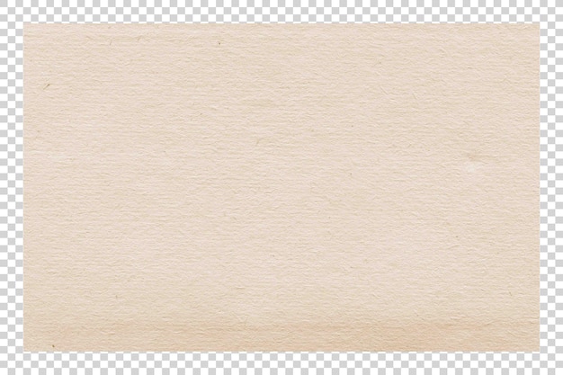 PSD braune Papiertextur auf durchsichtigem Hintergrund