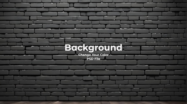 PSD psd breite alte schwarze wand textur backsteine panoramabrunche hintergrund schwarze textur dunkel schwarz
