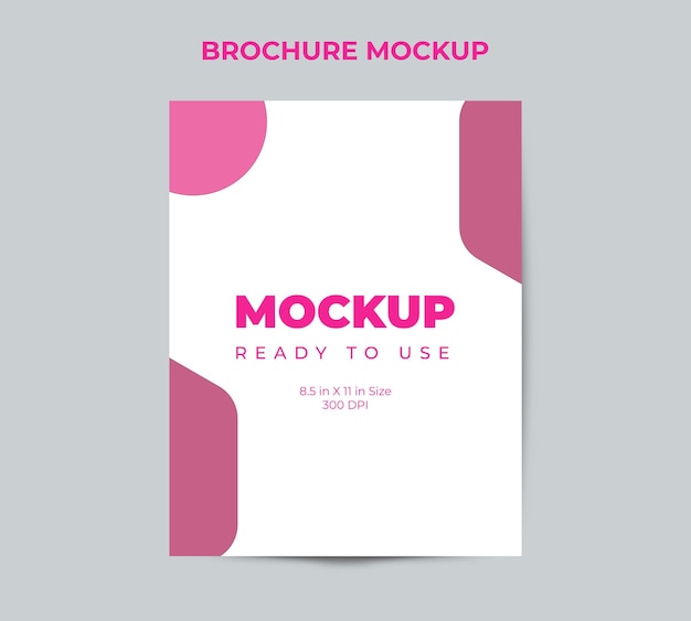 PSD Brochure Mockup Template Design