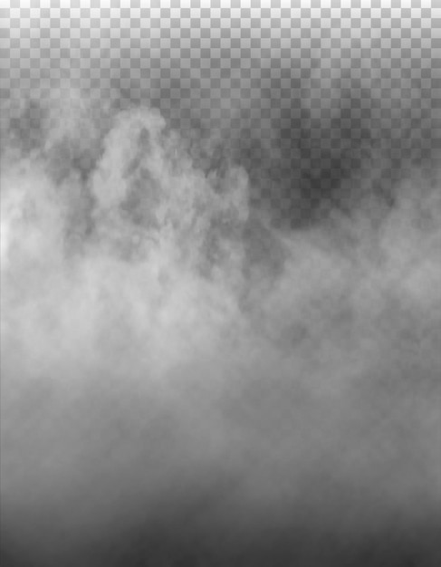 PSD psd brouillard ou fumée arrière-plan transparent isolé brume blanche smog vapeur de poussière png
