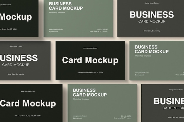Psd Business Card Mockup Collection