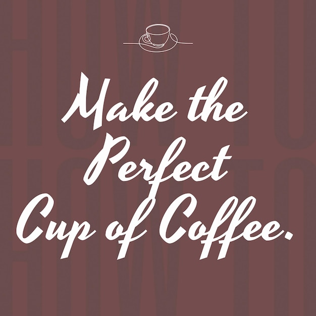 PSD psd but first coffee diseño de tipografía para redes sociales y plantilla de publicación de instagram