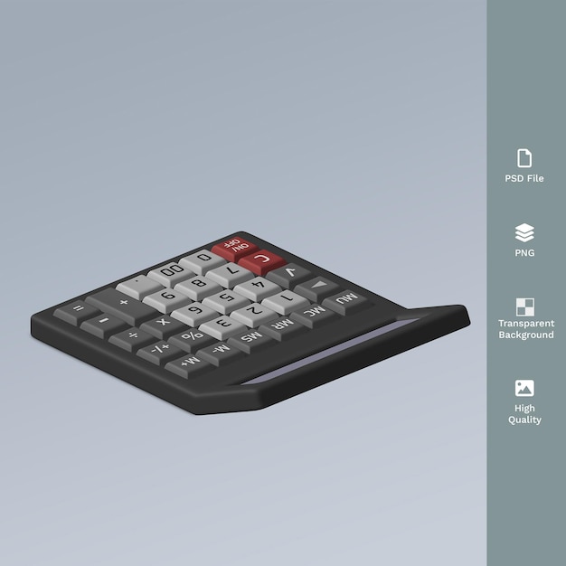 Psd calculadora 3d