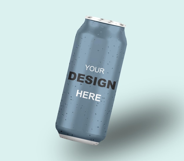 PSD Can Mockup para o modelo