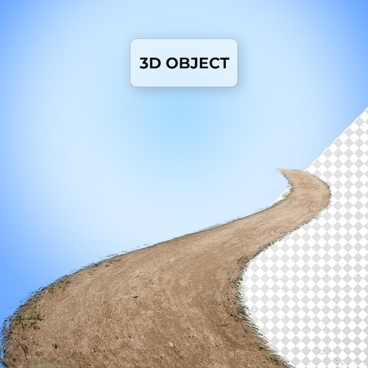PSD psd carreteras de tierra png fondo transparente