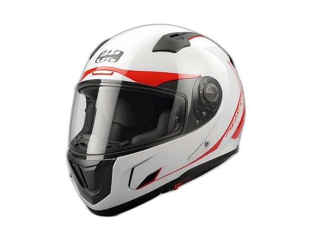 Psd del casco sobre un fondo blanco