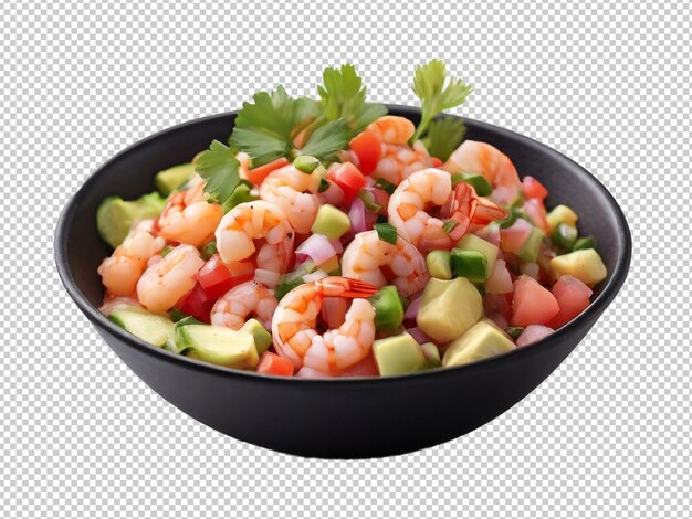 PSD psd ceviche png em um fundo transparente