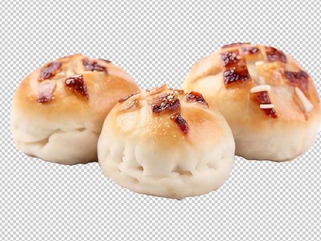 PSD psd char siu bao png auf einem transparenten hintergrund