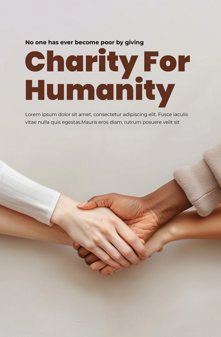 PSD psd charity humanity community care flyer poster banner