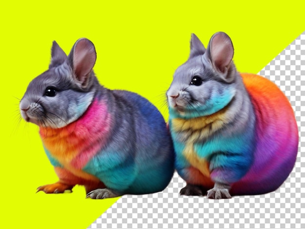 PSD psd de chinchillas fondo transparente